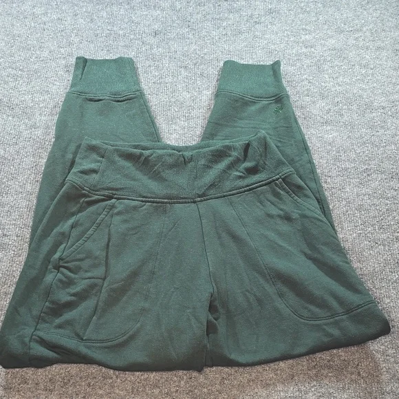 Athleta Hunter Green Coaster Luxe High Rise Jogger Pants - Picture 1 of 8